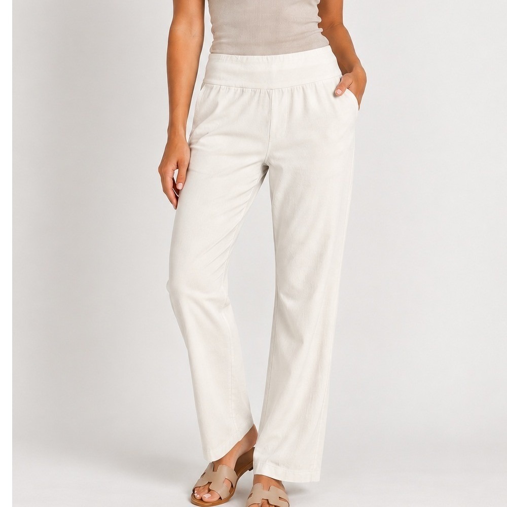 Eileen Fisher Crepe Pull On Pants Quiet Luxury Old Money Preppy Light Academia